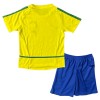 Oficiální Fotbalový Dres Brazílie 2002-2003 Domácí Retro pro Děti